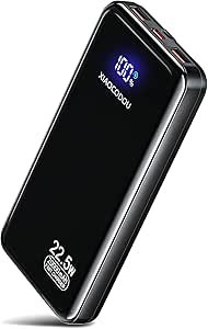 Read more about the article Power Bank Fast Charging 20000mAh 22.5W Portable Charger USB-C Powerbank with LCD Display Battery Pack Compatible with iPhone 17 16 15 14 13 Android and more (P11D)