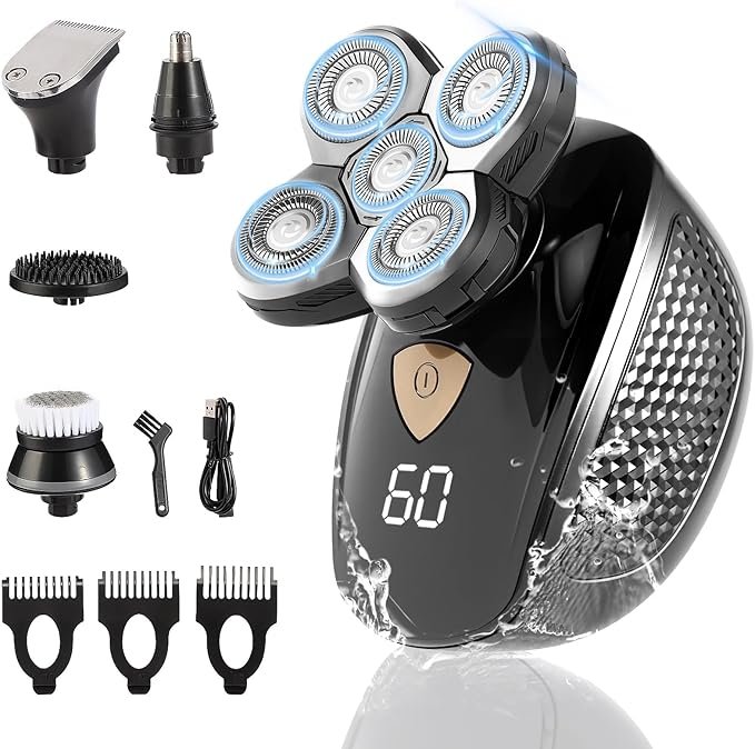 Read more about the article Head Shavers for Men, 5-in-1 Bald Head Shavers for Men