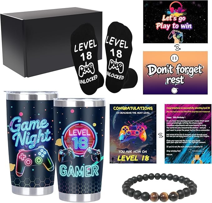 Read more about the article Boys 18th Birthday Gifts – Unique and Fun Gift Basket for Teen Boys, as a Birthday Present for Your Son, Nephew, Grandson, and Friends