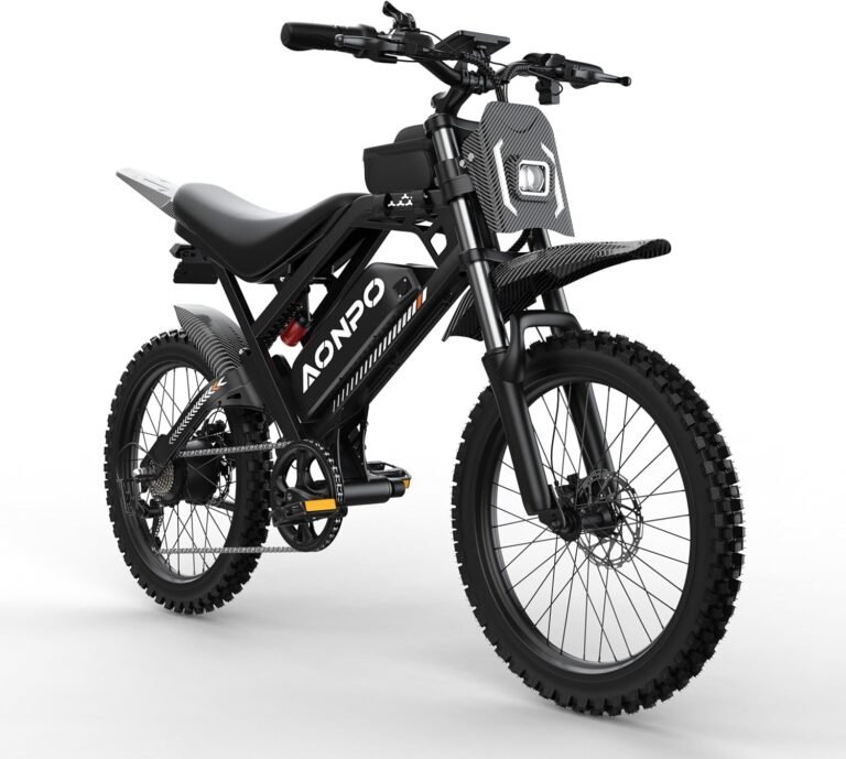 Read more about the article Electric Dirt Bike for Adults – 2000/3000W Motor, 48V/52V Battery, 30–33 MPH, 100–120 Mile Range, Off-Road & Commuting