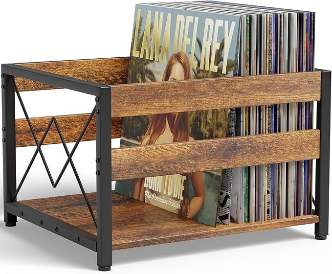 Read more about the article HFHOME Vinyl Record Storage Crate, Wooden Storage Bo