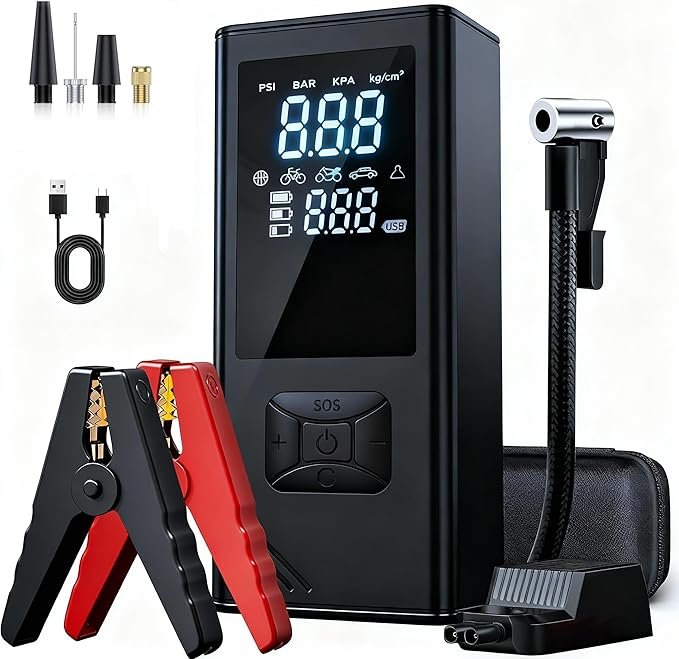 Read more about the article 12000A Car Battery Booster Jump Starter Power Pack