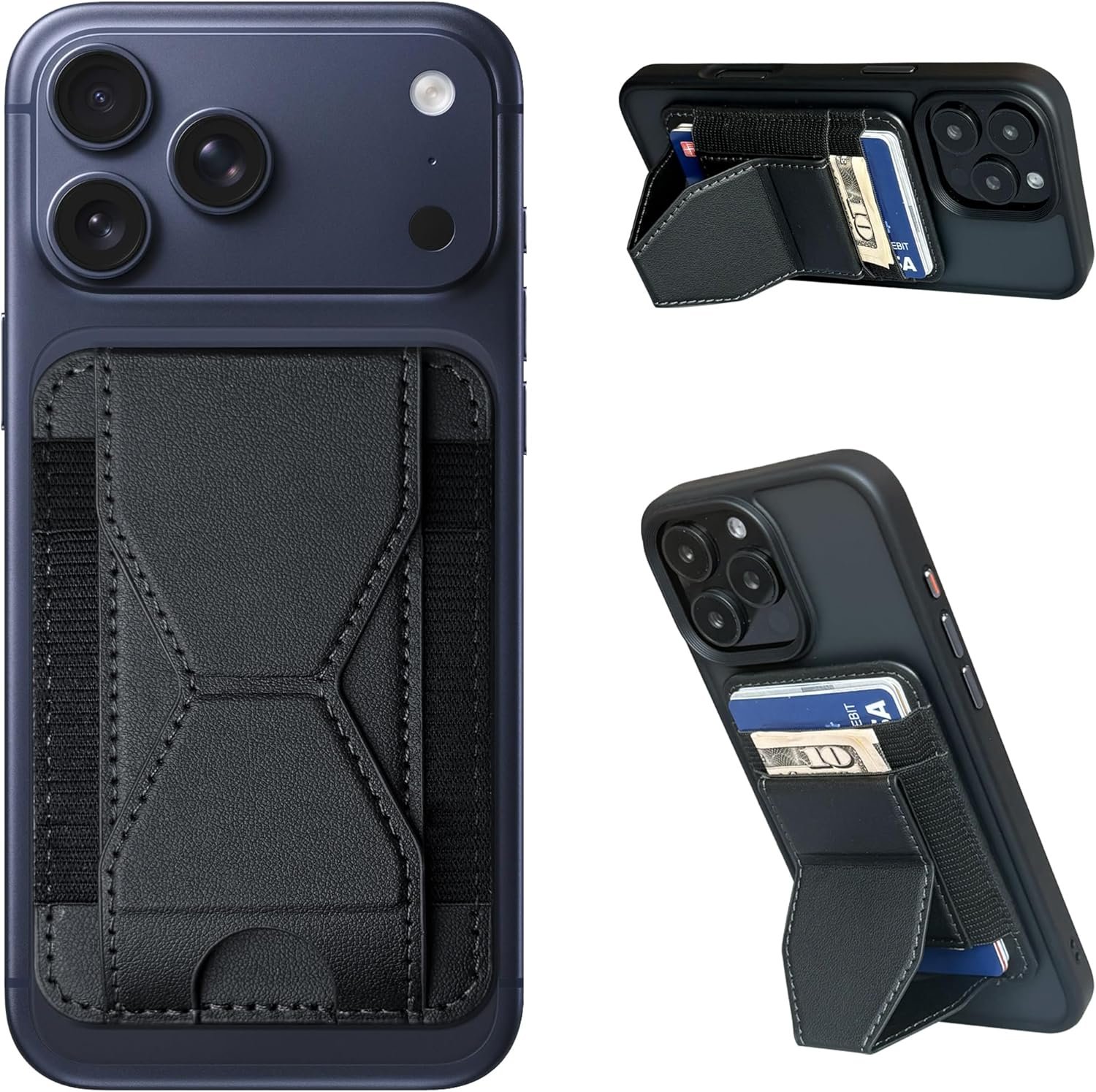 Read more about the article Magnetic Wallet for iPhone, Slim Mag-Safe Wallet with Grip Stand Adjustable Magnetic Card Holder for iPhone 17/16/15/14/13/12 Series