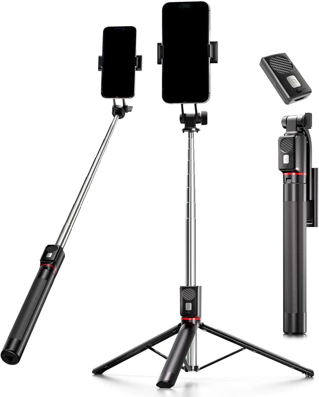 You are currently viewing Phone Tripod & Selfie Stick, 170cm Extendable Portable Phone Tripod Stand with Wireless Remote, Compatible with iPhone/Android