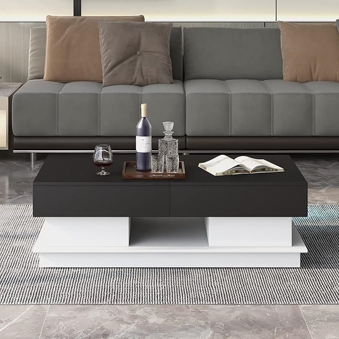 Read more about the article BNSPLY Two Block Sliding Storage Coffee Table