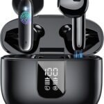 Wireless Bluetooth Earbuds – True Wireless Stereo Earphones with HD Sound, Built-in Microphone, Touch Control & Long Battery Life