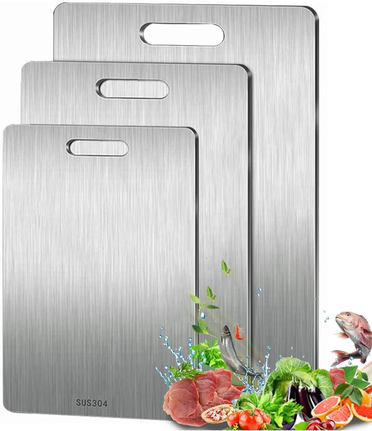 You are currently viewing 3PCS Titanium Cutting Board Set – Double-Sided Non-Stick Titanium Chopping Boards for Kitchen, Food-Grade, Dishwasher Safe, Anti-Bacterial Cutting Boards for Meat, Vegetables & Fruits