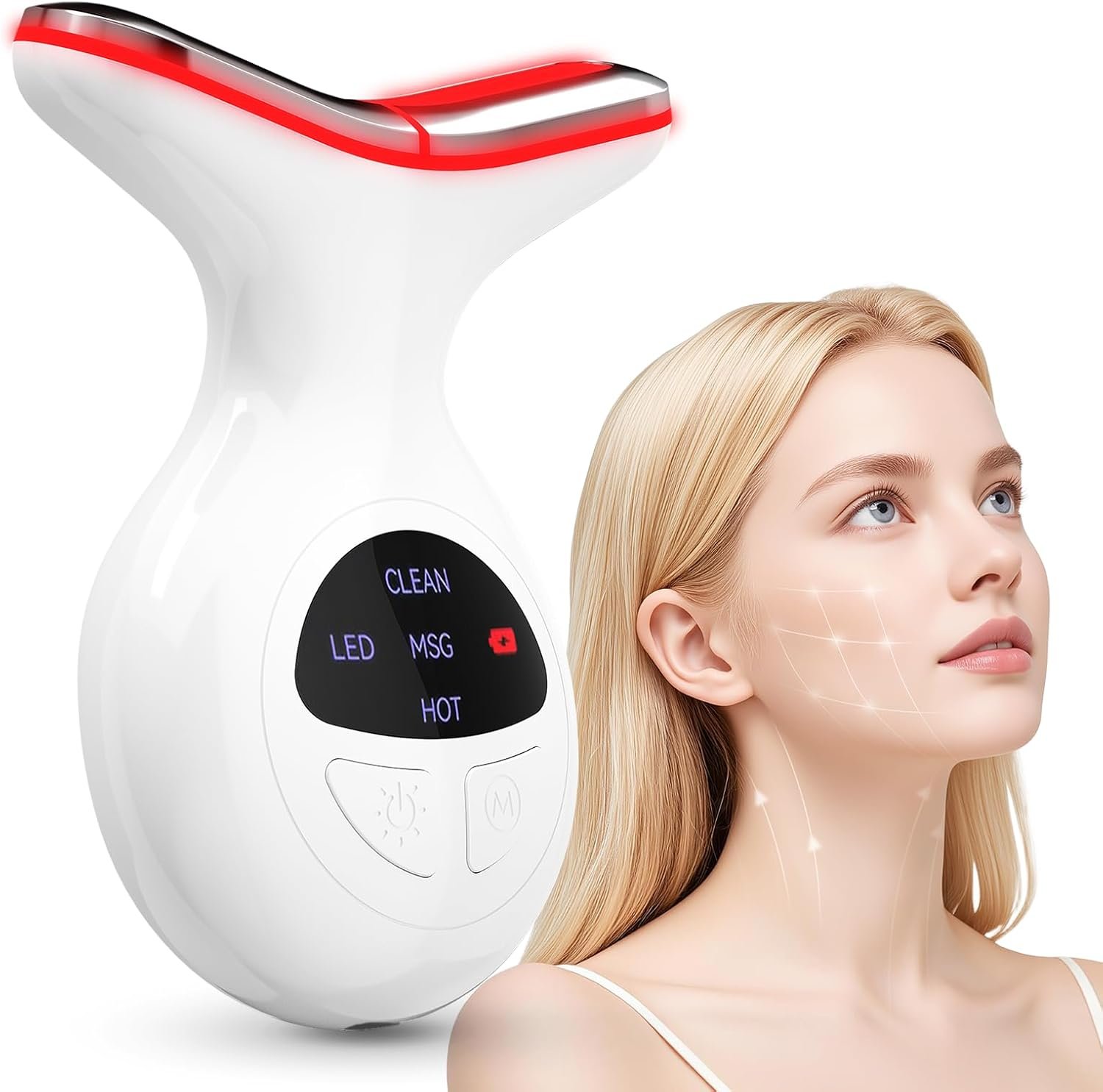 You are currently viewing Red Light Therapy Facial Device – Anti-Aging LED Face Treatment for Glowing, Clear Skin