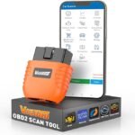 Bluetooth OBD2 Scanner Car Diagnostic Tool, Wireless OBD II Code Reader for iOS & Android, Check Engine Light Scanner with Real-Time Data for Most Cars