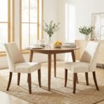 Wooden Dining Chairs Set of 2