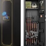 Karini 12-15 Biometric Gun Safe for Rifles and Pistols Fingerprint Rifle Safes for Home