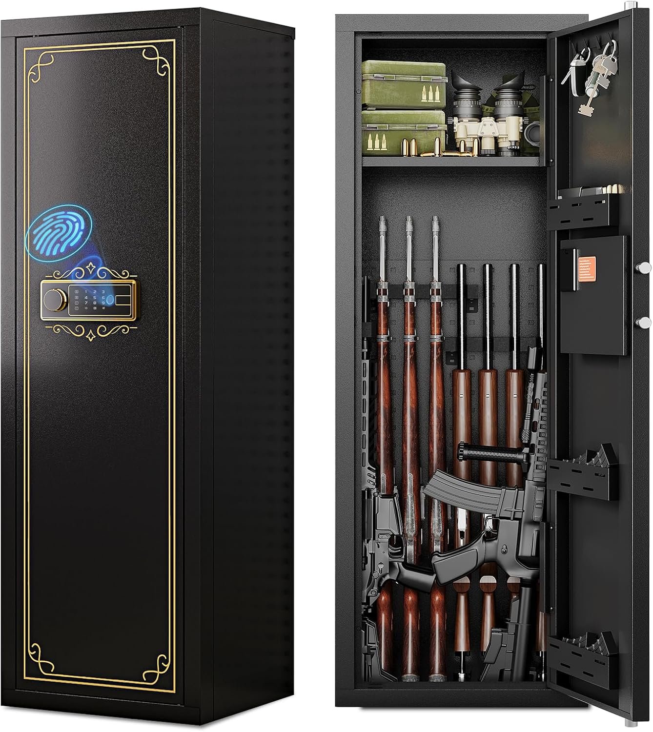 You are currently viewing Karini 12-15 Biometric Gun Safe for Rifles and Pistols Fingerprint Rifle Safes for Home