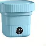 Portable Washing Machine,Mini Washer Small Clothes Folding Washing Machine Of Underwear Sky Blue