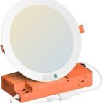 dephen 6 Inch LED Emergency Recessed Light with 90 Min Battery Backup