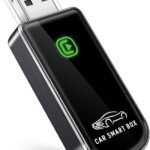 Wireless CarPlay Adapter for iPhone (iOS 10+), Mini CarPlay Dongle for Cars 2015+, Convert Wired to Wireless Apple CarPlay, Plug & Play GPS Navigation & Media Streaming