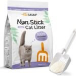 Non-Stick Ultra Clumping Cat Litter, Dust-Free Unscented Kitty Litter, Natural Tapioca Cassava, Strong Odor Control, Long-Lasting Lightweight Cat Litter, 9 lbs (7.5L)