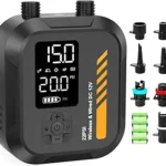 Paddle Board Pump Electric Portable,Rechargeable 22 PSI SUP Air Pump,Dual Power 7800mAh,12V DC