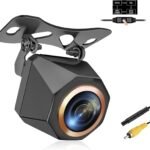 1080P Backup Camera for Car – 3MP HD 170° Wide Angle AHD/CVBS Rear View Camera with Night Vision, 4 Display Modes, IP68K Waterproof, Parking Guidelines, Mirror/Normal Switch – Universal 12-24V for Cars, SUVs & Trucks