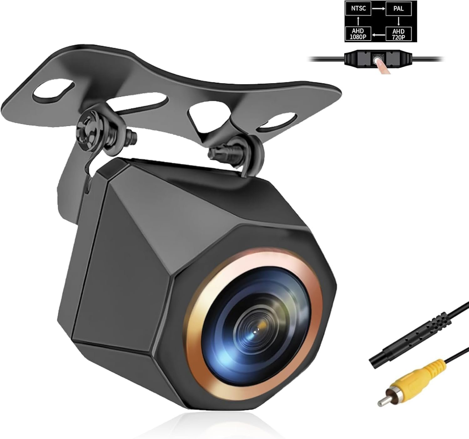 Read more about the article 1080P Backup Camera for Car – 3MP HD 170° Wide Angle AHD/CVBS Rear View Camera with Night Vision, 4 Display Modes, IP68K Waterproof, Parking Guidelines, Mirror/Normal Switch – Universal 12-24V for Cars, SUVs & Trucks