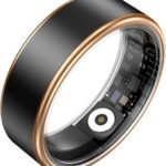 Smart Health Ring 2.0 for Women Men, Monitors Heart, Blood Oxygen & Pressure, Sleep, Black 12