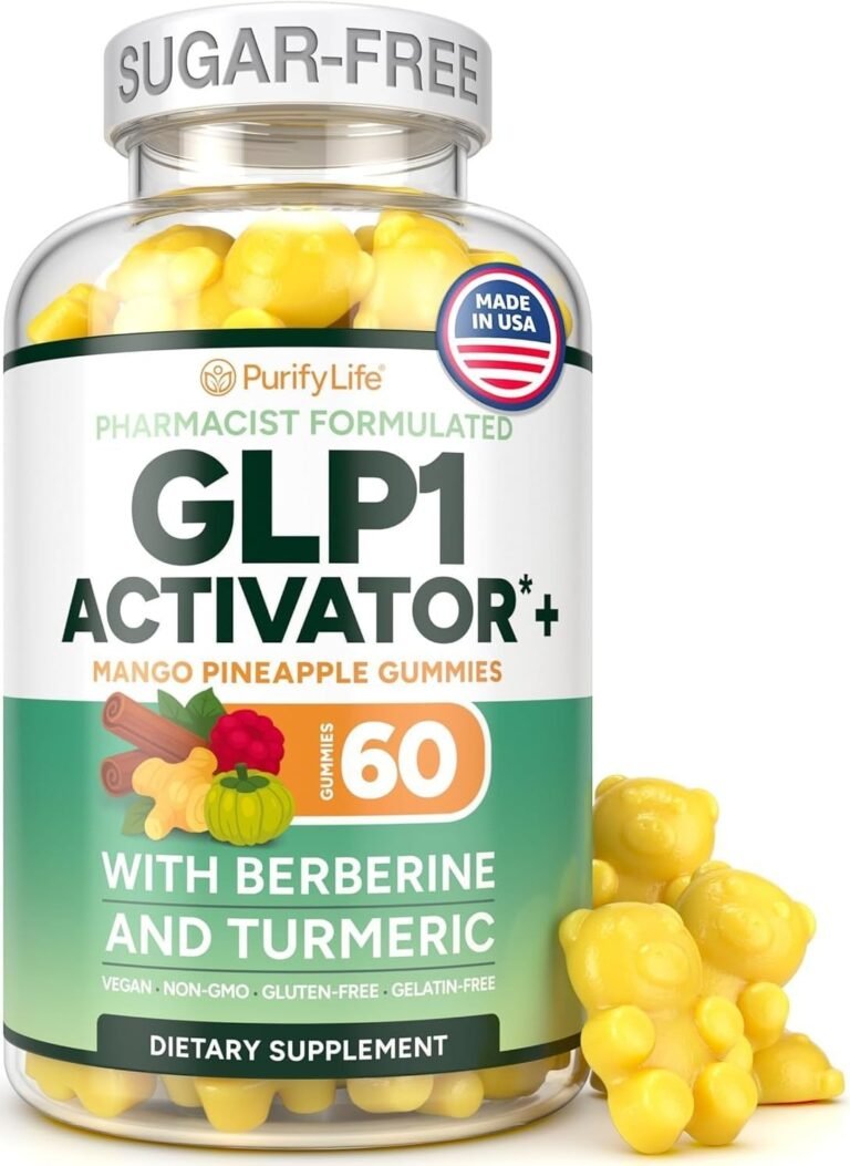 Read more about the article GLP-1 Support Gummies Sugar-Free – Appetite Suppressant & Craving Control Supplement with Berberine, Cinnamon, Turmeric, Garcinia Cambogia & Raspberry Ketones – Digestive & Weight Management Formula (Vegan, Keto Friendly)