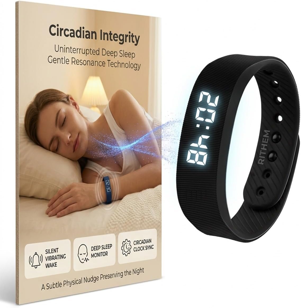 You are currently viewing Vibrating Alarm Clock for Heavy Sleepers Vibration Wristband Watch Sleeps Wrist Silent Rise Bands Sleeper Wake up Shock Wearable Wristbands Deaf Band Bracelet Partner Deep Sleep Gadgets(Black