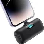 Mini Portable Charger for iPhone 14/13 Series,Upgraded 5000mAh PD Fast Charging Battery Pack,LCD Display Cute Power Bank Portable Phone Charger for iPhone 14/14 Pro Max/13/12 Pro/11/XS/XR/X/8/7/6