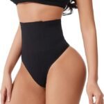 Thong Shapewear for Women Tummy Control Underwear Butt Lifter Panties Seamless Body Shaper