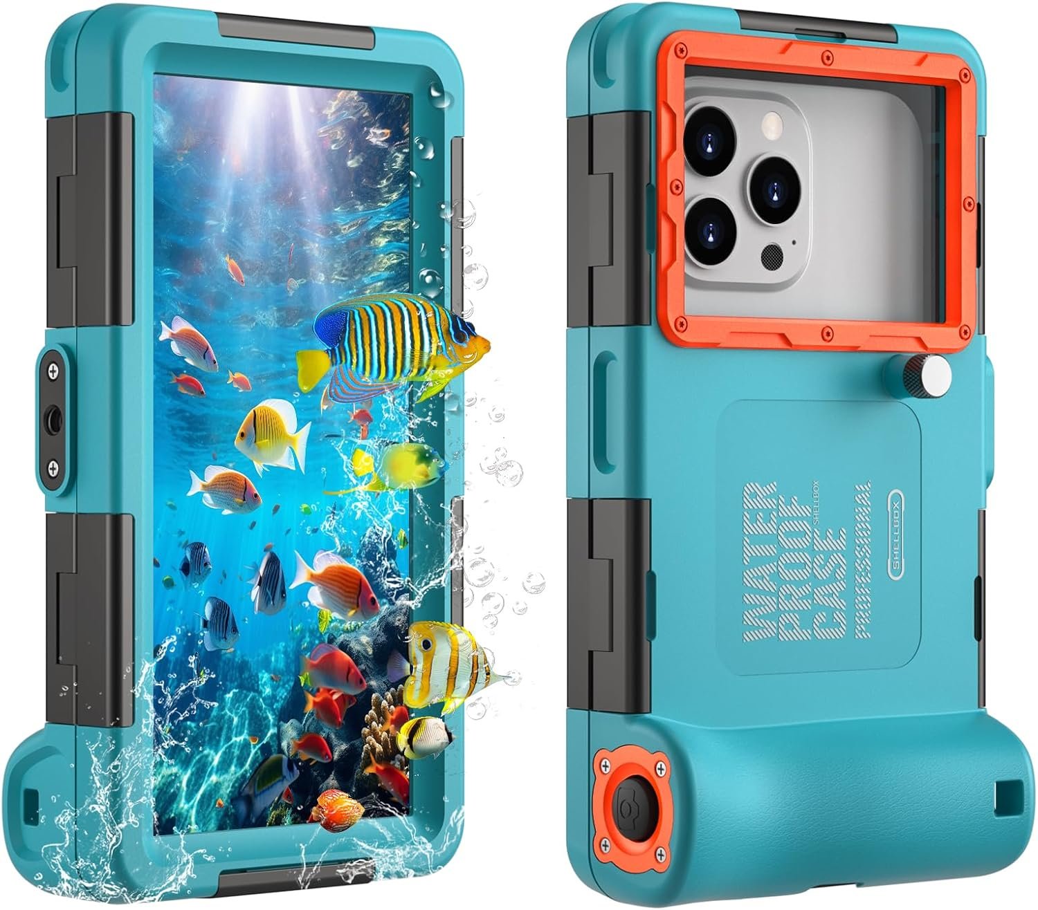 You are currently viewing Underwater Phone Case for Snorkeling, [50ft/15M] Professional Deep Diving Waterproof Phone Case for iPhone 17-7 Pro/Pro Max/Plus/Mini, 16/17E, SE 2/3, Galaxy S10-S25 Plus/Ultra, A21-A56 [Blue]