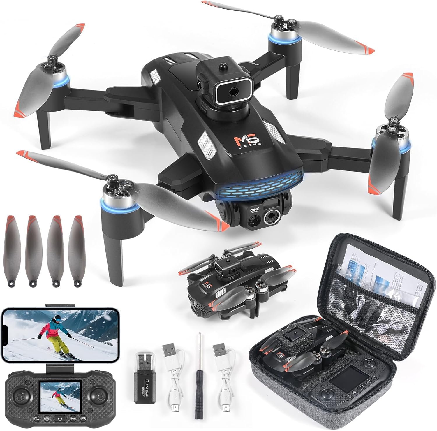 You are currently viewing Cameras,One Key Take Off/Landing,Brushless Motor,Altitude Hold, Waypoint Fly, Headless Mode, 360°Flip, 2 Batteries, 3 Speeds