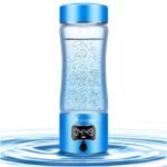Hydrogen Water Bottle Generator with SPE/PEM Technology, 5000PPB,Portable Rechargeable Hydrogen Water Ionizer Machine for Home,Office, Gym,Travel -Gift for Holidays