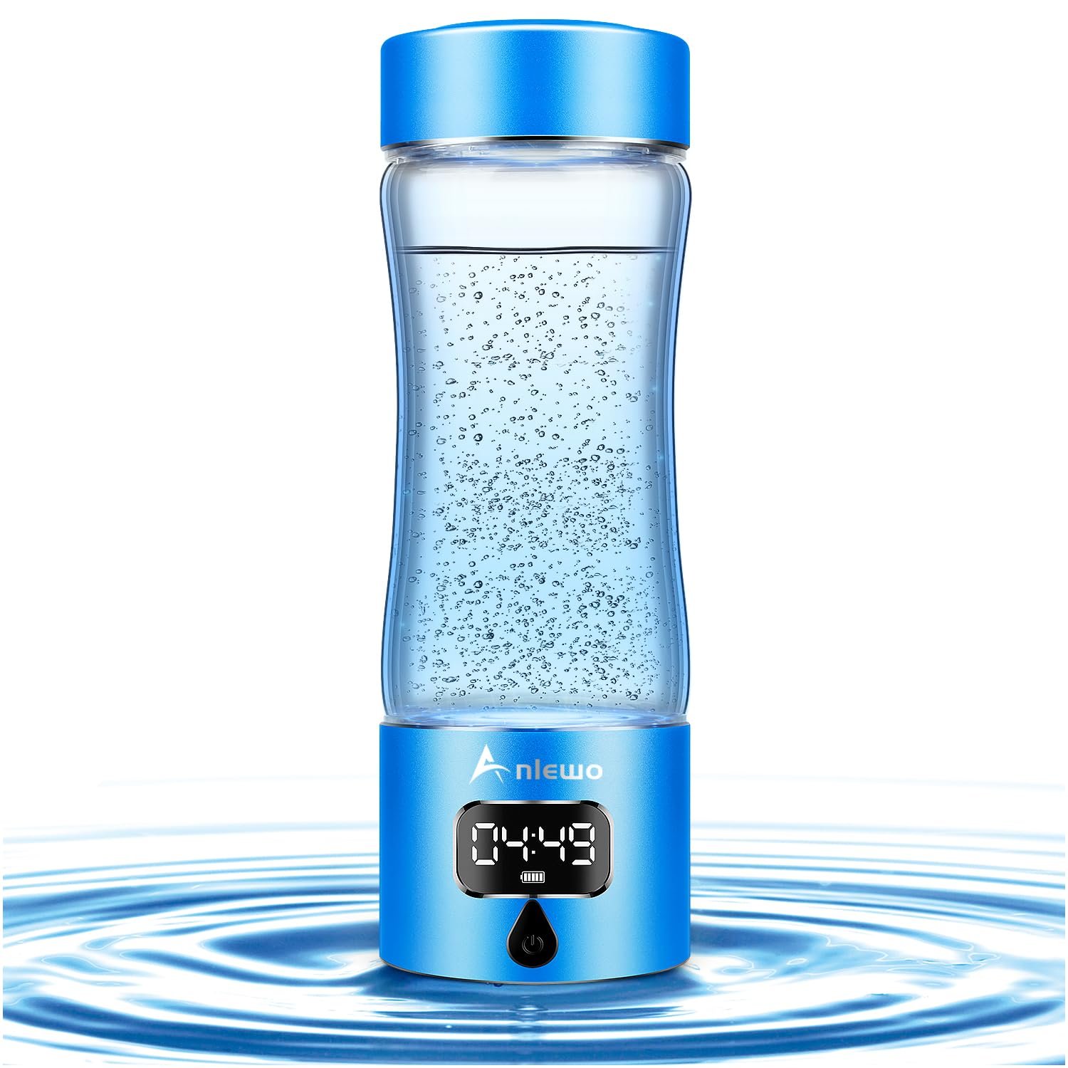Read more about the article Hydrogen Water Bottle Generator with SPE/PEM Technology, 5000PPB,Portable Rechargeable Hydrogen Water Ionizer Machine for Home,Office, Gym,Travel -Gift for Holidays