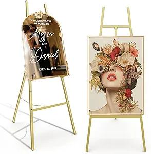 Read more about the article Gold Easel Stand for Sign