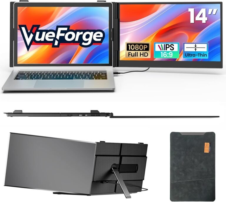 Read more about the article Laptop Screen Extender, 14″ FHD 1080P Laptop Monitor Extender, Ultra-Thin Portable Monitor for Laptop with USB-C/HDMI Port, Plug & Play for Windows/Mac/Android