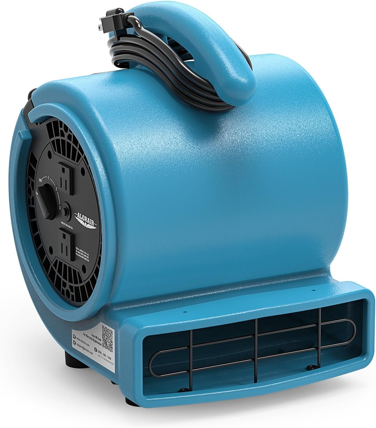 You are currently viewing ALORAIR 1000 CFM Air Mover Blower Fan for Drying, Ventilating, Exhausting, Cooling, Utility Timer Fan with 3 Speeds, 5 Adjustable Angles, 10ft Long Cord for Home, Industrial, Commercial Use – GE1000A