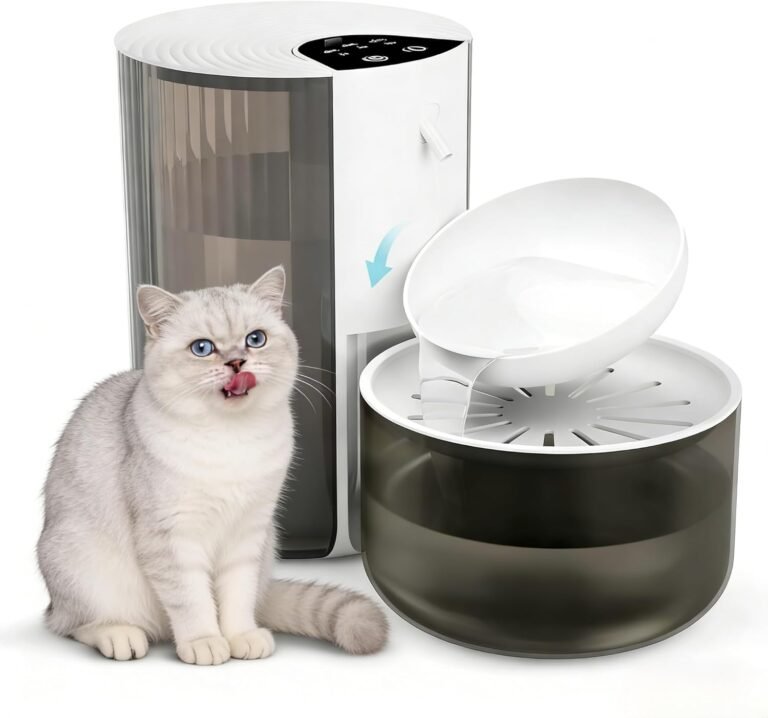 Read more about the article Wireless Cat Water Fountain Cordless No Filters, 4.5L Automatic Wastewater Separation Pet Water Fountains for Cats Indoor, Quiet Cat Dog Water Dispenser Rechargeable Kitty Drinking Fountains for Pets
