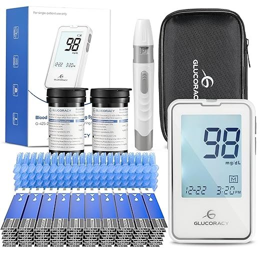 You are currently viewing Glucoracy Blood Glucose Monitor Kit (100 Strips) – Details
