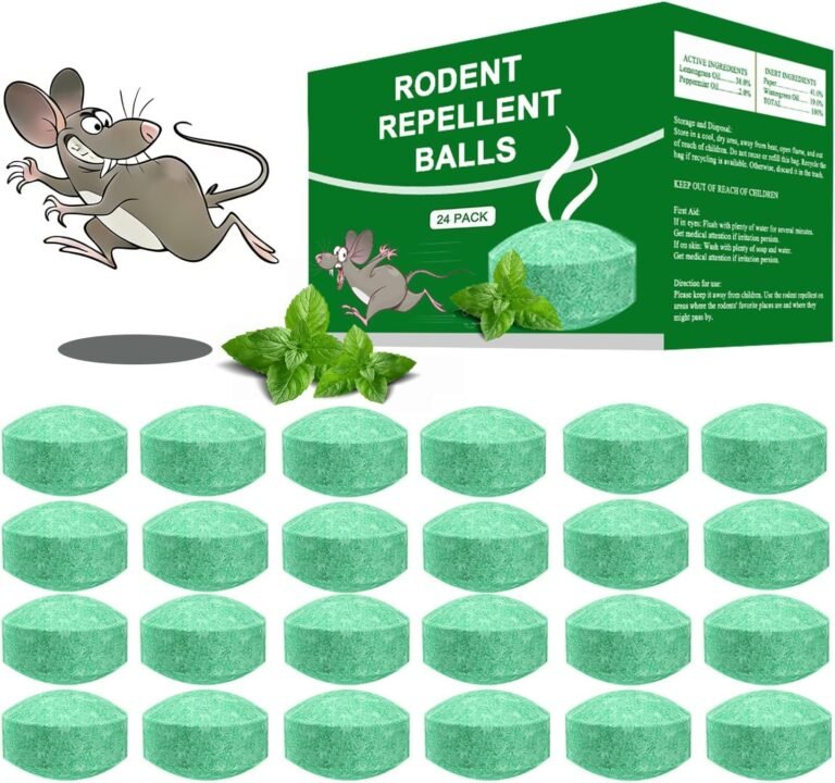 Read more about the article Mouse Rodent Repellent, 24 Pack Peppermint Oil to Repel Mice and Rats– Works for Mice Repellent, Squirrels, Indoor/Outdoor Use, Safe for Homes & Pets