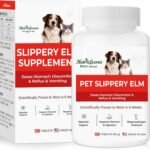 Slippery Elm for Dogs – Organic Slippery Elm Bark Powder – Digestive Support for Megaesophagus, Acid Reflux & Vomiting – Vet-Formulated Natural Gut Relief for Dogs