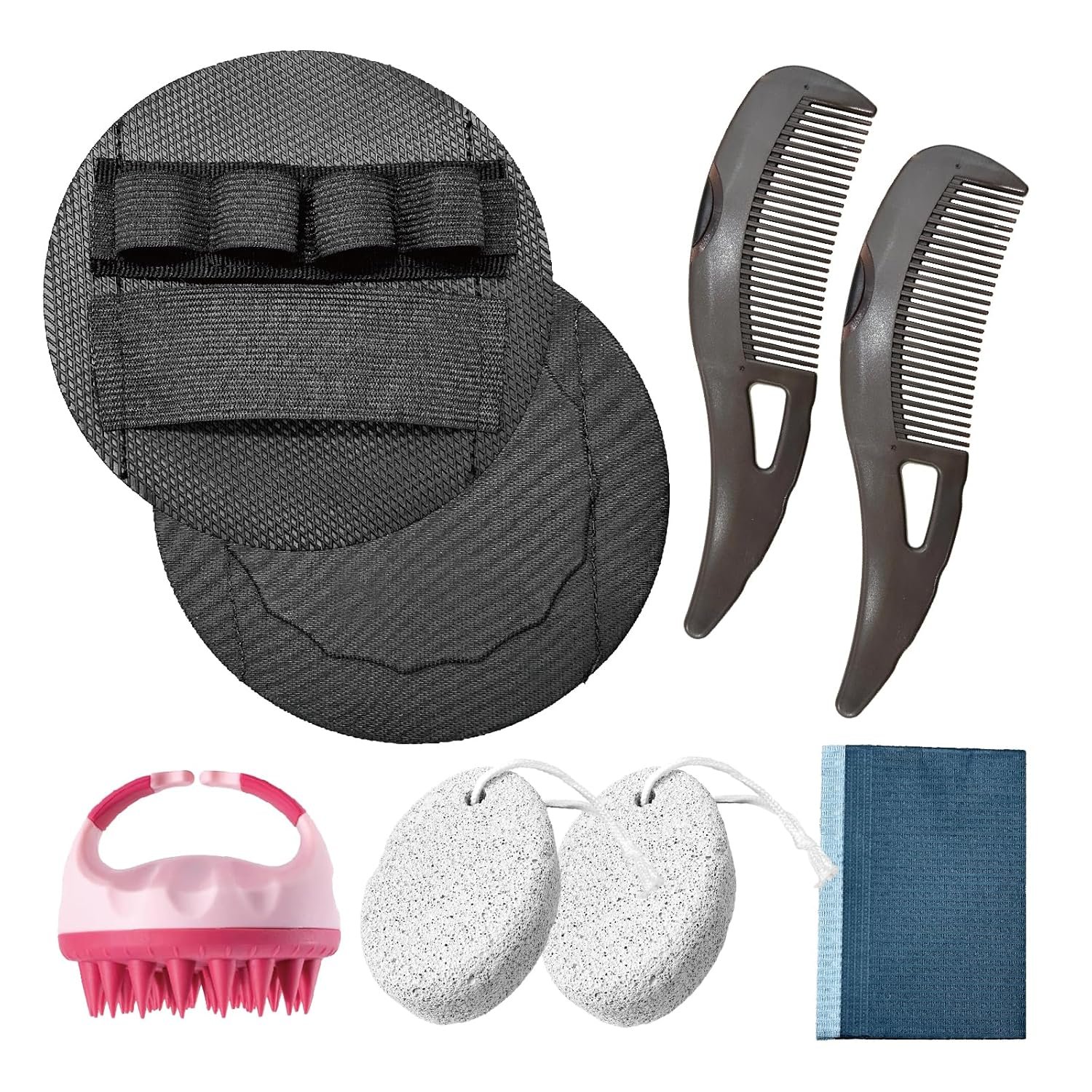 You are currently viewing Dead Skin Remover Kit – 2PCS Exfoliating Gloves for Deep Cleansing & Body Scrub, 2PCS Dandruff Comb for Scalp Care, 1 Silicone Brush – Full Body & Hair Care Set for Men & Women