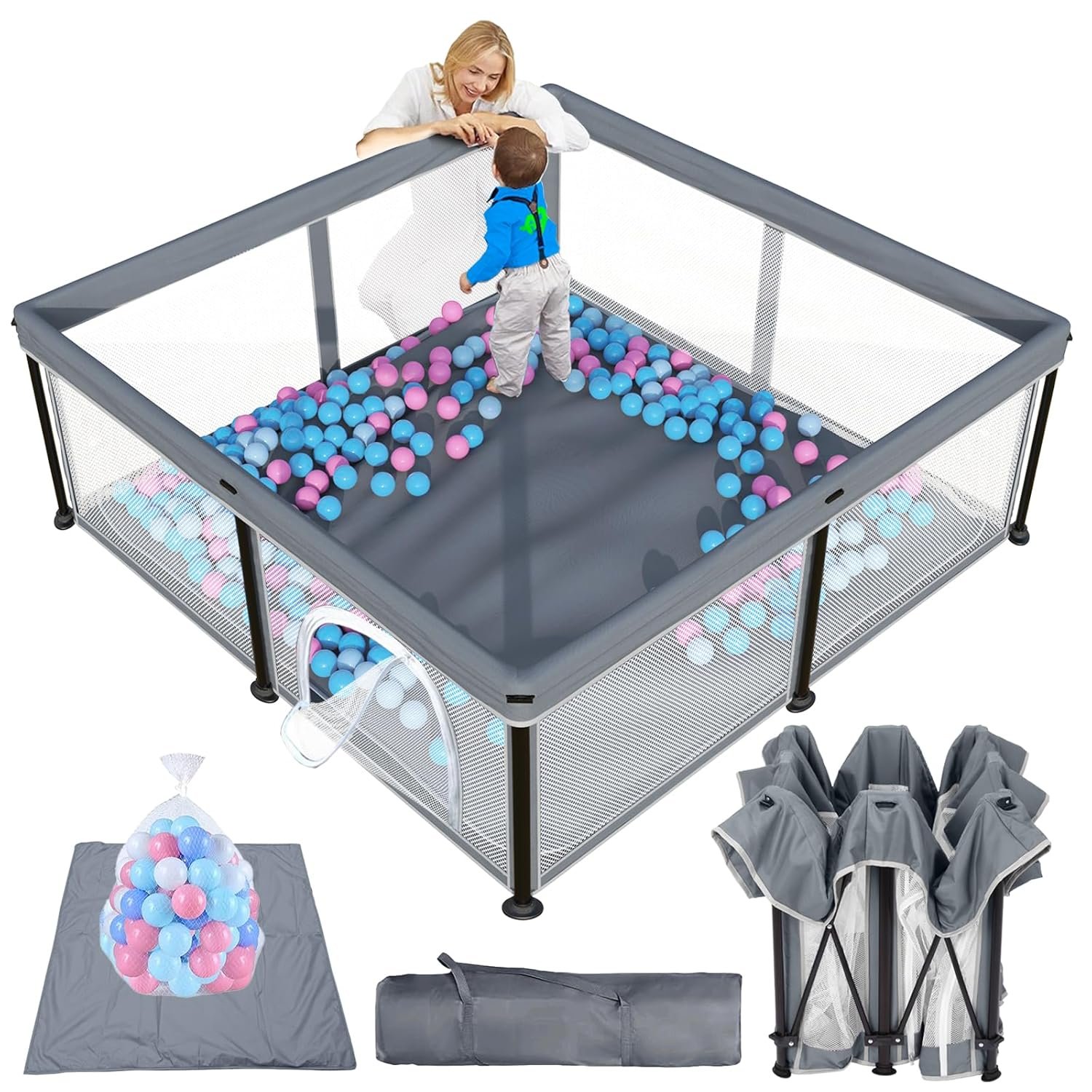You are currently viewing TOREVSIOR Foldable Baby Playpen