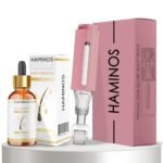 HAMINOS Hair Growth Pack: Derma Roller 0.25 mm with Reservoir + Hair Growth Serum 50ml