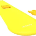AirMyFun 16.4ft Water Slide for Kids, Yellow Slide with Orange Surfboard, Slip and Slide Sprinkler Toy Ages 3-8