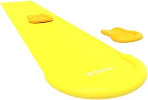 You are currently viewing AirMyFun 16.4ft Water Slide for Kids, Yellow Slide with Orange Surfboard, Slip and Slide Sprinkler Toy Ages 3-8