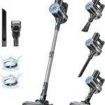 VIPSUN Cordless Vacuum Cleaner with Self-Standing, LED Screen Stick Vacuum Cleaners for Home, Lightweight Powerful Suction Vacuum, 6-in-1 Rechargeable Vacuum for Carpets, Pet Hair,
