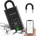 Anweller Smart Key Safe – Electronic Fingerprint & Combination Lock Weatherproof Key Box with Shackle