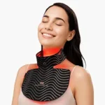 INIA Red Light Therapy Mask for Neck & Décolleté – 850nm NIR LED Light Therapy Device with 3 Modes, Anti-Aging Skin Rejuvenation & Wrinkle Care