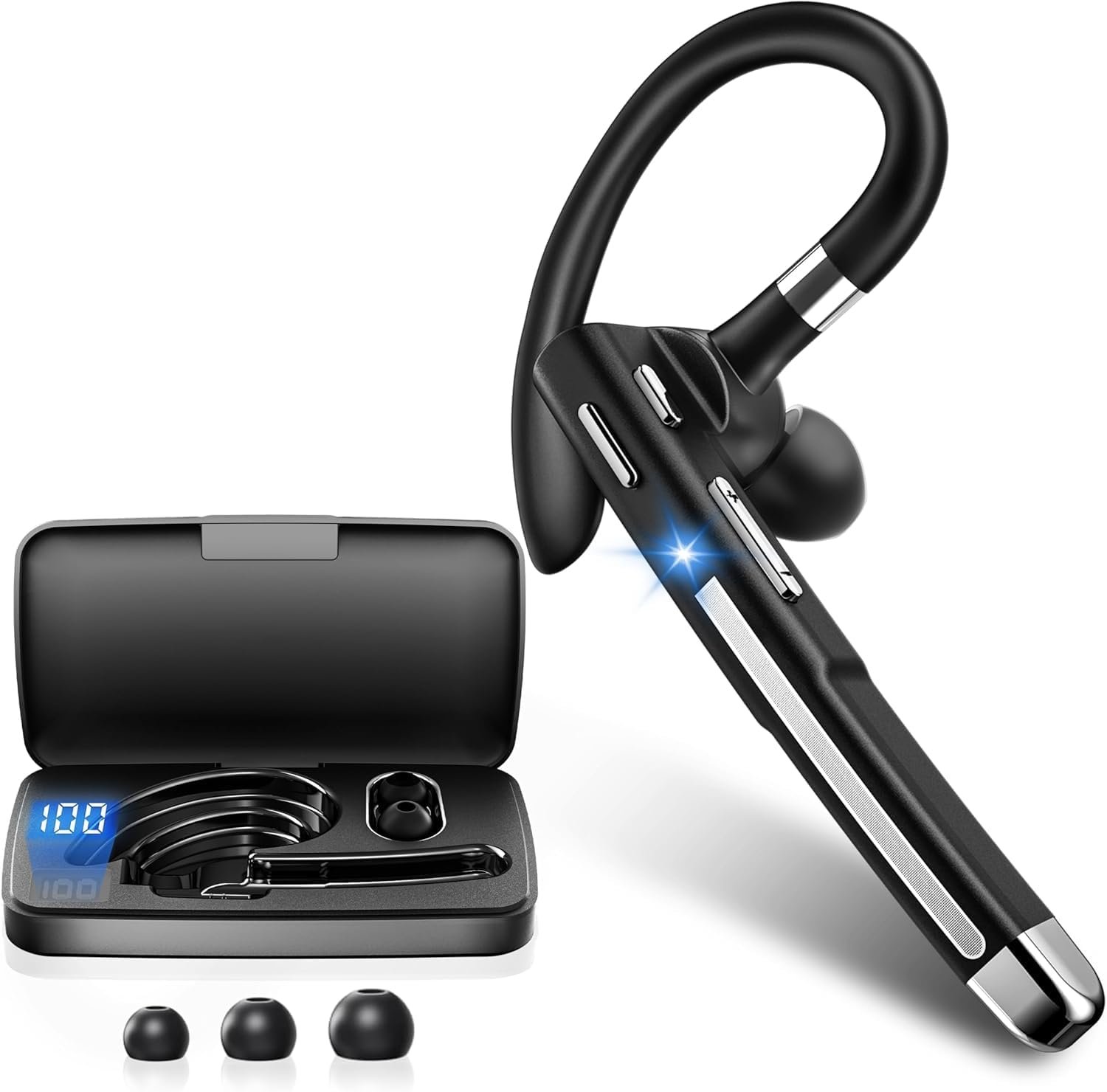 You are currently viewing Bluetoth Earbuds with Mic for Office 270 Degree Rotatble Wireless Earbuds for Truck Driver
