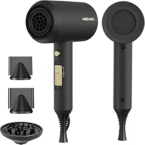 Read more about the article SHRATE Ionic Hair Dryer with Diffuser | Professional Blow Dryer for Curly, Frizzy & All Hair Types | Low Noise & Gentle for Sensitive Hair | Compact & Portable Design for Home, Travel, Women & Men Visit the SHRATE Store 4.2 4.2 out of 5 stars   (8,728) |