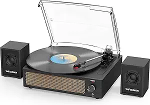 You are currently viewing Record Player with Passive Bookshelf Speakers